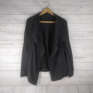 Lululemon Grey long sleeve open drape cardigan